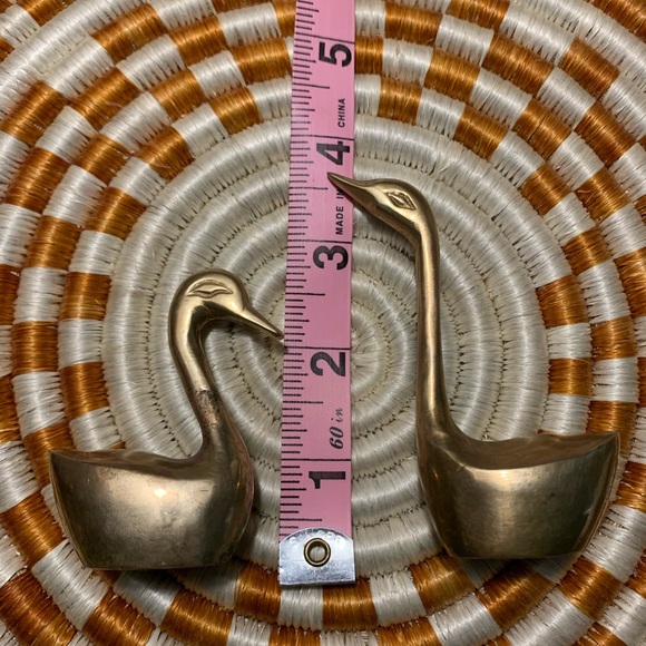 Brass swans vintage - Picture 3 of 16